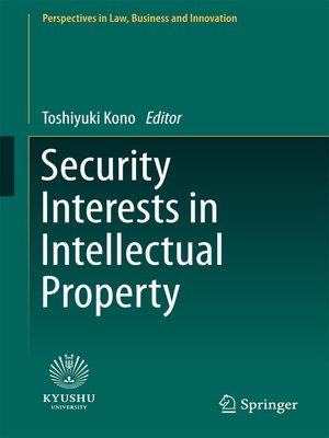 cover image of Security Interests in Intellectual Property